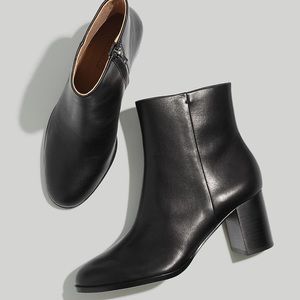 J. Crew Black Heeled Boots